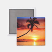 熱帯ビーチ マグネット (正面/裏面)
