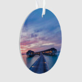 熱帯ビーチ |モルディブバンガローズ オーナメント (正面)