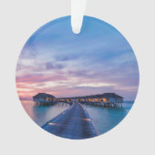 熱帯ビーチ |モルディブバンガローズ オーナメント (正面)