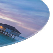 熱帯ビーチ |モルディブバンガローズ カッティングボード (角)