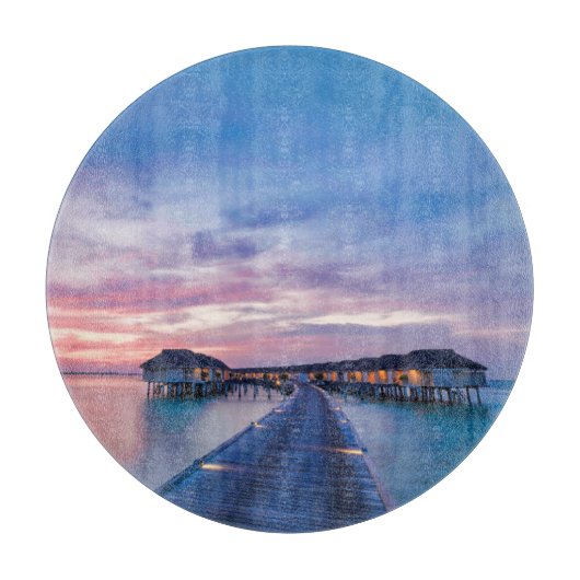 熱帯ビーチ |モルディブバンガローズ カッティングボード (正面)