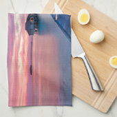 熱帯ビーチ |モルディブバンガローズ キッチンタオル (四つ折り)