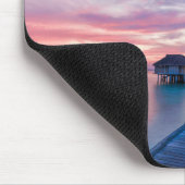 熱帯ビーチ |モルディブバンガローズ マウスパッド (コーナー)