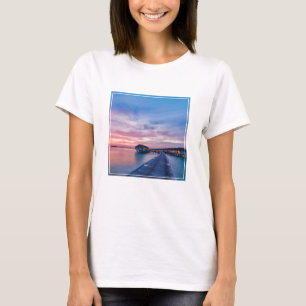 熱帯ビーチ モルディブバンガローズ Tシャツ