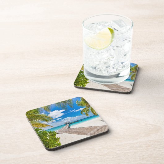 熱帯ビーチ |モルディブ島木造ジェットホテル コースター (右側)