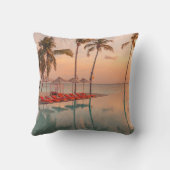 熱帯ビーチ |モルディブ熱帯ビーチ&プール クッション (裏面)