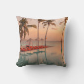 熱帯ビーチ |モルディブ熱帯ビーチ&プール クッション (正面)