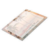 熱帯ビーチ |モルディブ熱帯ビーチ&プール ノートパッド (アングル)