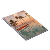 熱帯ビーチ |モルディブ熱帯ビーチ&プール ノートブック (右側)