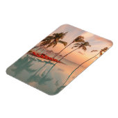 熱帯ビーチ |モルディブ熱帯ビーチ&プール マグネット (左側)