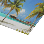 熱帯ビーチ |モルディブ、アイランド&ラグーン カッティングボード (角)