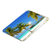 熱帯ビーチ |モルディブ、アイランド&ラグーン マグネット (左側)