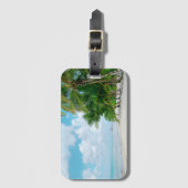 熱帯ビーチ ラゲッジタグ (正面縦)