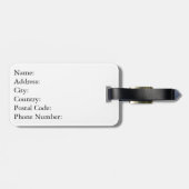 熱帯ビーチ ラゲッジタグ (裏面横)