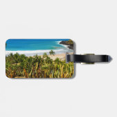 熱帯ビーチ ラゲッジタグ (裏面横)