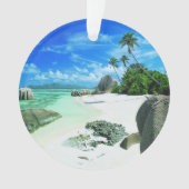 熱帯ビーチ |ラディグ島 オーナメント (正面)