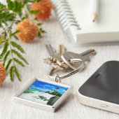 熱帯ビーチ |ラディグ島 キーホルダー (側面)