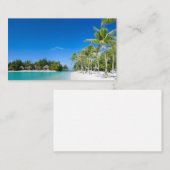 熱帯ビーチ 名刺 (正面/裏面)