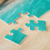 熱帯ビーチ – 息をのむような景色 ジグソーパズル (側面)