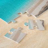 熱帯ビーチ – 息をのむような景色 ジグソーパズル (側面)