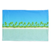 熱帯ビーチ 枕カバー (裏面)