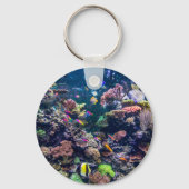 熱帯ビーチ |水中サンゴ礁 キーホルダー (裏面)