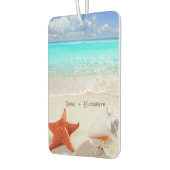 熱帯ビーチ、海、シースター、シーシェル カーエアーフレッシュナー (左)