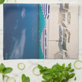 熱帯ビーチ |熱帯ビーチアンギラ キッチンタオル (折り畳み)