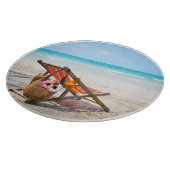 熱帯ビーチ |砂のビーチ椅子 カッティングボード (角)