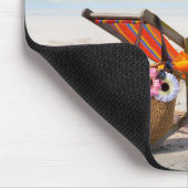 熱帯ビーチ |砂のビーチ椅子 マウスパッド (コーナー)