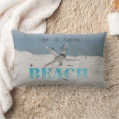 熱帯ビーチ，砂，シースター結婚，のリングや輪 ランバークッション (ブランケット)