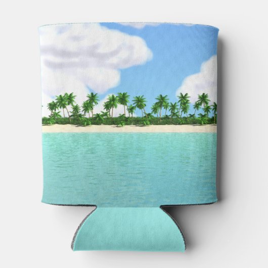 熱帯ビーチ 缶クーラー (裏面)