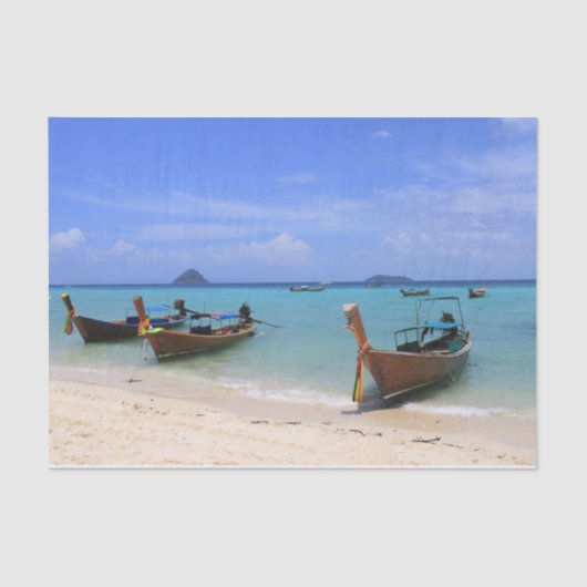 熱帯ビーチ 薄葉紙 (正面)