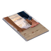 熱帯ビーチ,足,波 – パーソナライズされた ノートブック (右側)