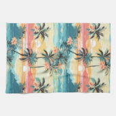 熱帯ビーチ#5 キッチンタオル (横)