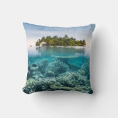 熱帯ビーチ | Ari Atoll Maldives クッション (正面)