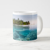 熱帯ビーチ | Ari Atoll Maldives ジャンボコーヒーマグカップ (正面右)