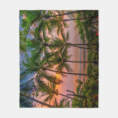 熱帯ビーチ| Corcovadoの国立公園 フリースブランケット (正面)