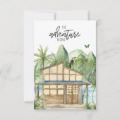 熱帯ビーチ | Costa Rica日付を保存 (裏面)