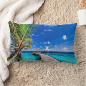 熱帯ビーチ | Dusit Thani Maldives ランバークッション (ブランケット)