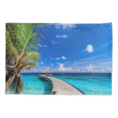 熱帯ビーチ | Dusit Thani Maldives 枕カバー (裏面)