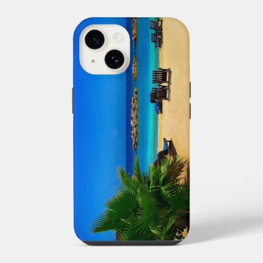 熱帯ビーチ iPhoneケース (裏面)