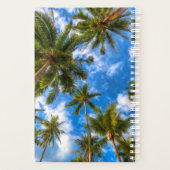 熱帯ビーチ | Palm Trees on Blue Sky プランナー手帳 (裏面)