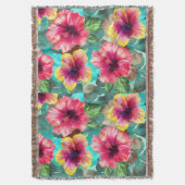 熱帯ビーブ投げ毛布 スローブランケット (正面縦)