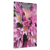 熱帯ピンクと黄色の花 クリップボード (右)