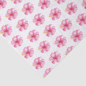 熱帯ピンクのハイビスカスの花 薄葉紙 (詳細)