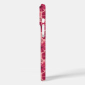 熱帯ピンクのハイビスカスデライト Case-Mate iPhoneケース (裏面 / 左)