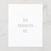 熱帯ピンクのパイナップル チラシ (裏面)