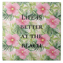 熱帯ピンクの花