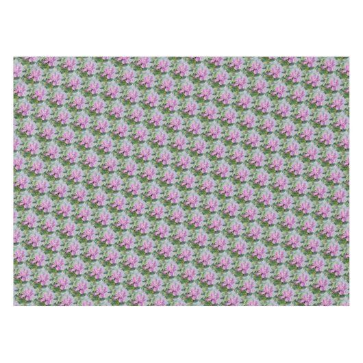 熱帯ピンクの蘭 テーブルクロス (正面(横))